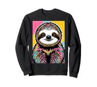 Sloth's Slow and Steady Adventure Sloth Relaxing Hanging Sweatshirt