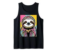 Sloth's Slow and Steady Adventure Sloth Relaxing Hanging Tank Top