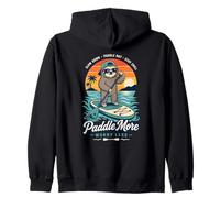 Sloths SUP Paddleboard stand-up paddles board Supboard Zip Hoodie