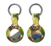 Sloths Swinging On A Branch Full Protective Cover Case with Keyring Silicone Skin