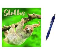 Sloths Wall Calendar 2026 + EXCLUSIVE LIMITED EDITION PEN
