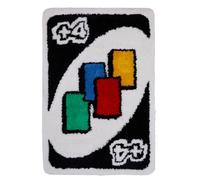 Slothy Fafi Uno Rug - 24X36 Inch Fluffy Cool Rugs for Bedroom, Bathroom, or Game Room - Funky, Aesthetic for Men, Women & Teens - Vibrant Colors with Non-Slip TPR Backing (Uno Original Card)