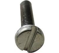 Slotted Cylindrical Screws M2 5 mm DIN 84 Galvanised Steel Pack of 100. Toolcraft 814610