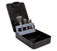 Slotted Deburring Countersink Drill Bit Set 4pc 90° - Sealey CSSET4O New