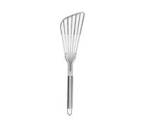 Slotted Fish Spatula Thick Polished Stainless Steel Fish Turner Flipper for Kitchen Camping Restaurant Professional Cooking Tool Silver Color 2.8oz
