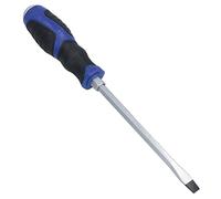 Slotted Flat Headed Screwdriver SL8 8mm x 150mm Magnetic Tip + Rubber Grip