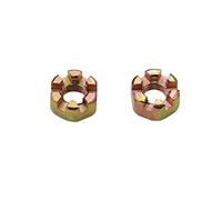 Slotted Hex Castle Nut for Taotao Coolster Max Trade Ice Bear Wildfire ATV (2-Pack) (M10 x 1.25)