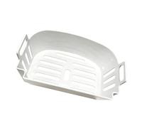 Slotted Ice Maker Basket with Side Handles for Easy Grasping, E | ABS Bin Construction, Open-Top Form and Slotted Panels, Direct Access to Ice for Serving From the Storage Bin