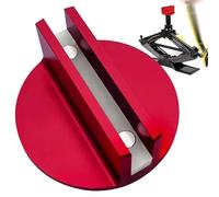 Slotted Jack Pad - Magnetic Jack Pad | Grooved Frame Rail Adapter Aluminum Slotted Jåck Puck with Strong Magnet Pinch Welding Cover Car Frame Lifting Support