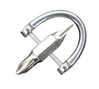 Slotted Screwdriver | 4.5 x 2.6 x 1 cm Tiny Slotted Screwdriver | Pocket Screwdriver | Compact Two-Way Screwdriver Slotted Screwdriver for Opening Packages