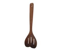 Slotted Spoon Colander Wooden Heart Shaped for Cooking and Serving | Smooth Natural Wood Finish, Sturdy Construction, Gentle on Nonstick Pans, Hanging Storage, for Pasta and Daily Kitchen Use