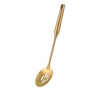 Slotted Spoon,Gold 14.69 inch Long Handle Cooking Utensil Kitchen Tool by BUY THINGS!