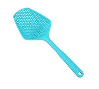 Slotted Spoon, Silicone Skimmer Strainer Non-Stick, Red/Black/Green/Rose/Purple/Pink/Blue Kitchen Cooking Utensil Spoon for Straining Vegetables, Pasta and More