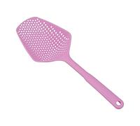 Slotted Spoon, Silicone Skimmer Strainer Non-Stick, Red/Black/Green/Rose/Purple/Pink/Blue Kitchen Cooking Utensil Spoon for Straining Vegetables, Pasta and More