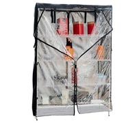 Slotted Storage Shelving - Non Slip Protection for Outsourcing, Pantry | Weather Resistant, Rust, No Hinge, Ideal for Kitchen, Bathroom, Closet, Home, Order, Storage Space