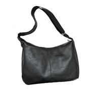 Slouchy Shoulder Bags - Work Bag, Tote Bag | Hobo Large Capacity Hobo Hobo Shoulder Casual Soft Shoulder Work Shopping Gym School Travel O, Black, Consulte la descripción