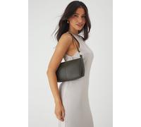 Slouchy Shoulder Faux Leather Bag MissPap Khaki One Size