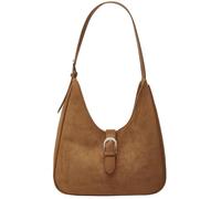Slouchy Suede Saddle Hobo Bags Women Cute Underarm Shoulder Bag Crescent Crossbody Purses Travel Satchels Tote Handbag 2025, Brown, One Size