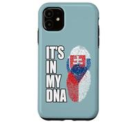 Slovak And Czech Vintage Heritage DNA Flag Case for iPhone 11