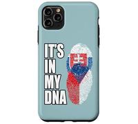 Slovak And Czech Vintage Heritage DNA Flag Case for iPhone 11 Pro Max