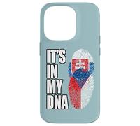 Slovak And Czech Vintage Heritage DNA Flag Case for iPhone 14 Pro