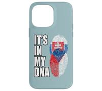 Slovak And Czech Vintage Heritage DNA Flag Case for iPhone 14 Pro Max