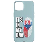 Slovak And Czech Vintage Heritage DNA Flag Case for iPhone 15 Plus