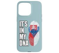 Slovak And Czech Vintage Heritage DNA Flag Case for iPhone 15 Pro Max