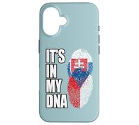 Slovak And Czech Vintage Heritage DNA Flag Case for iPhone 16