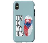 Slovak And Czech Vintage Heritage DNA Flag Case for iPhone X/XS