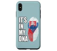 Slovak And Czech Vintage Heritage DNA Flag Case for iPhone XS Max