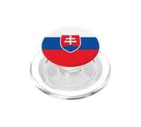 Slovak Flag of Slovakia PopSockets PopGrip for MagSafe