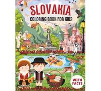 Slovakia Coloring Book for kids with facts
