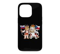 Slovakia Czech Republic Flag Slovak Roots Proud Czech Case for iPhone 13 Pro