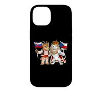 Slovakia Czech Republic Flag Slovak Roots Proud Czech Case for iPhone 14
