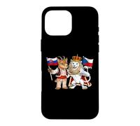 Slovakia Czech Republic Flag Slovak Roots Proud Czech Case for iPhone 16 Pro Max