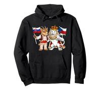 Slovakia Czech Republic Flag Slovak Roots Proud Czech Pullover Hoodie