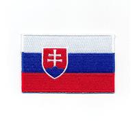 Slovakia Flag, Bratislava Flag, Sports, Sew-On/Iron-On Patch, 80 x 50 mm, 1014 X