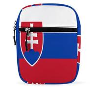 Slovakia Flags of Countries Unisex Multi Purpose Mini Crossbody Bag Waterproof Small Shoulder Purse for Work Travel Shopping