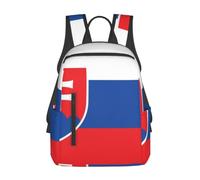 Slovakia National Flag Lightweight Casual Rucksack-Large Capacity Daypack