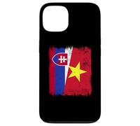Slovakia Vietnam Half Flag Slovakian Vietnamese History Case for iPhone 13