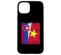 Slovakia Vietnam Half Flag Slovakian Vietnamese History Case for iPhone 15 Plus