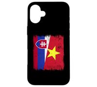 Slovakia Vietnam Half Flag Slovakian Vietnamese History Case for iPhone 16 Plus