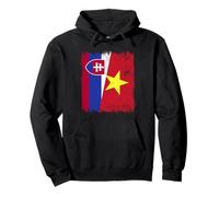 Slovakia Vietnam Half Flag Slovakian Vietnamese History Pullover Hoodie
