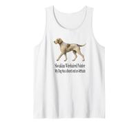 Slovakian Wirehaired Pointer My Dog Has a Beard and Attitude Tank Top