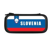 Slovenia Flag Compatible with Switch Case Bag Travel Protective Cover Handbag with 15 Game Accessories