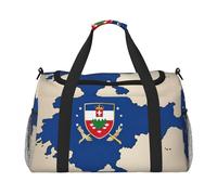 Slovenia Flag Map02 Foldable Weekend Getaway Waterproof Zipper Bag