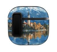 Slovenia Lake Bled Slim Compatible with Airpods 4 Case Protective Hard Cover Skin