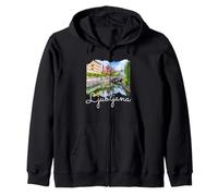 Slovenia Ljubljana Zip Hoodie
