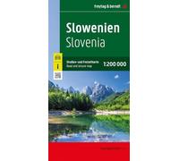 Slovenia: Road and Leisure Map
